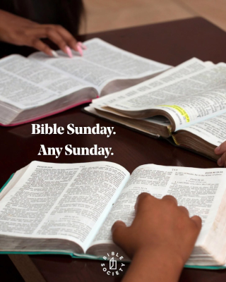 Bible Sunday resources