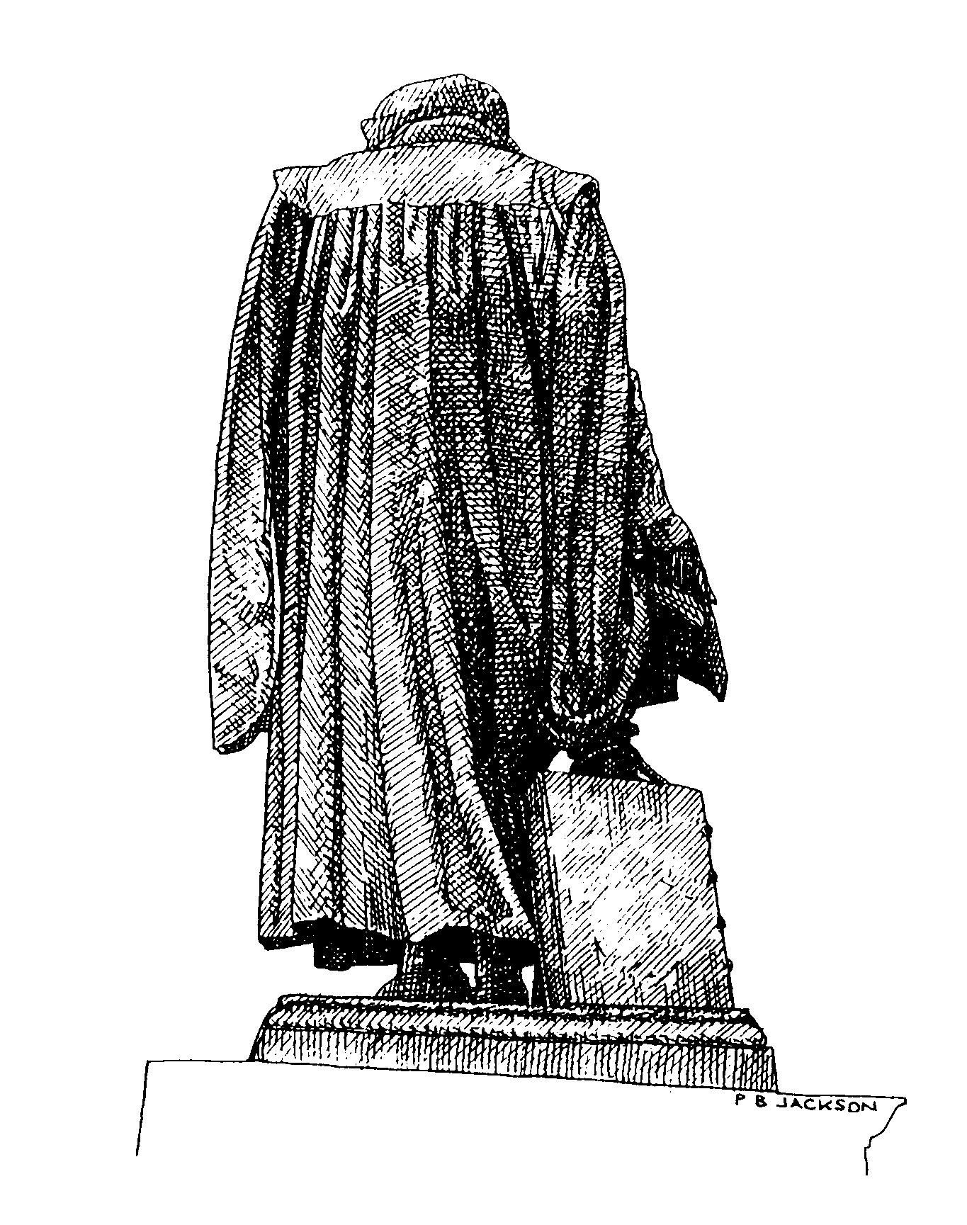 William Tyndale, rear view