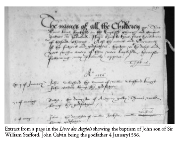 baptism entry